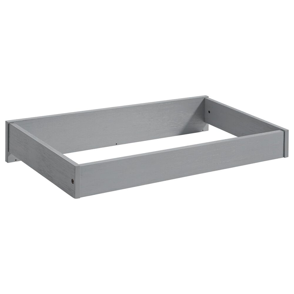 Oxford Baby Montauk Changing Topper in Farmhouse Gray, , large