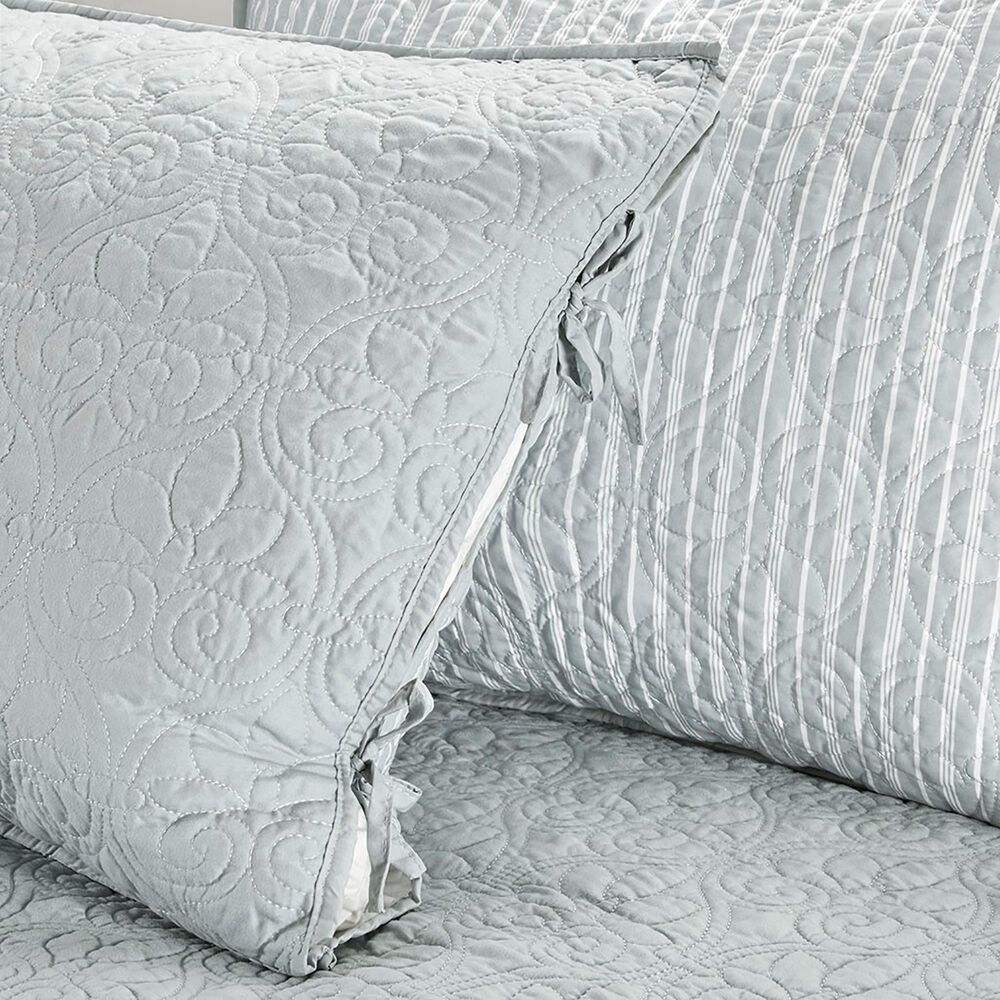 Hampton Park Quebec 6-Piece Reversible Daybed Cover Set in Grey, , large