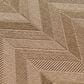 Central Oriental Santorini Parapatch 2" x 3" Tan Area Rug, , large