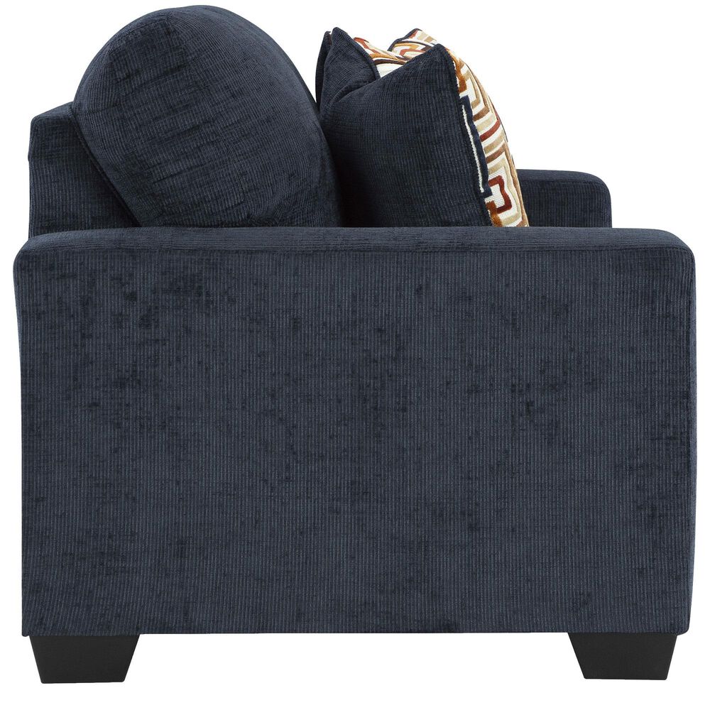 Ashley Aviemore Stationary Loveseat in Ink, , large