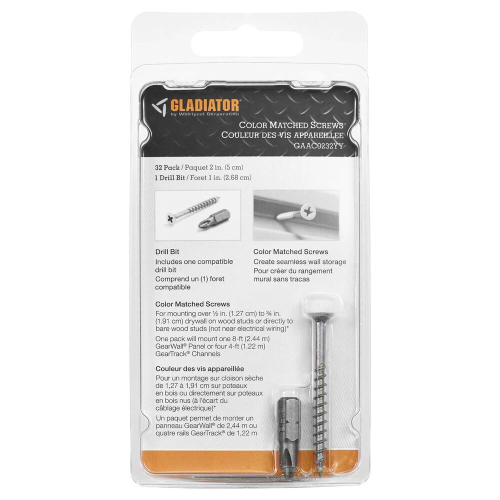 Gladiator Color Matched Screws, , large