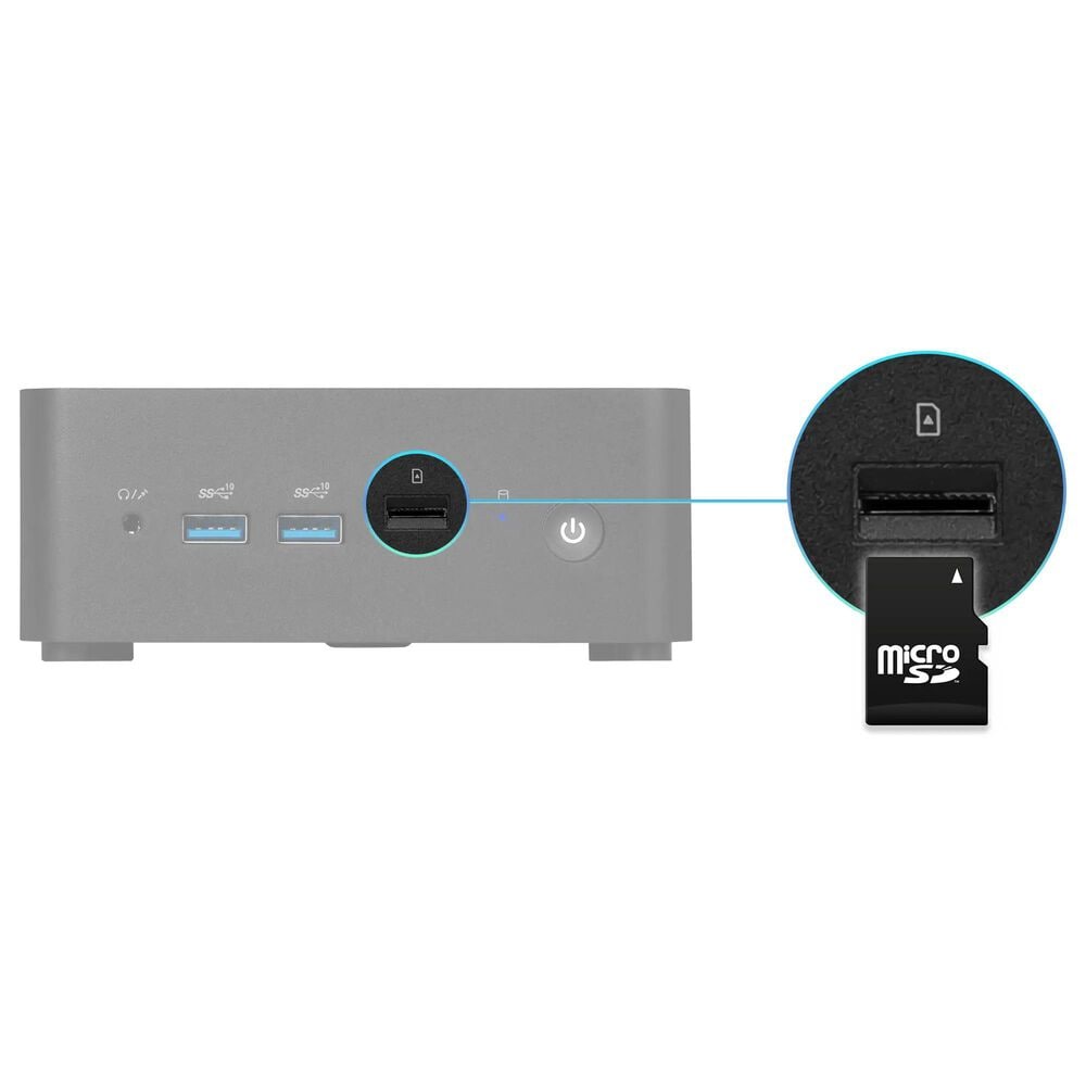 MSI Cubi NUC 13MQG Mini Desktop | Intel Core i5-1345U - 16GB RAM - Intel Iris Xe Graphics - 1TB SSD in Black, , large