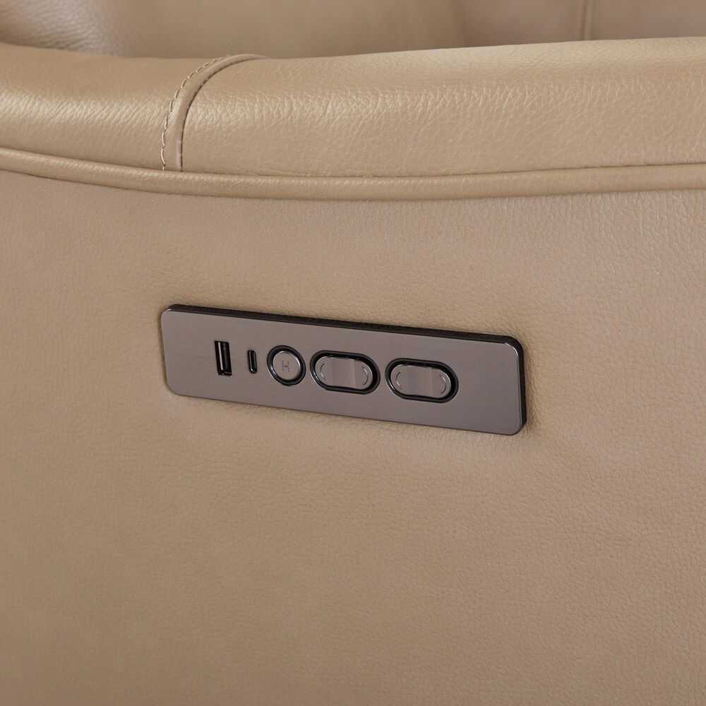 Simeon Collection Taylor Power Zero-Gravity Recliner in Brazilian Cappuccino, , large