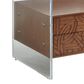 Lexington Home Brands Palm Desert Arden Lamp Table in Tan and Clear, , large