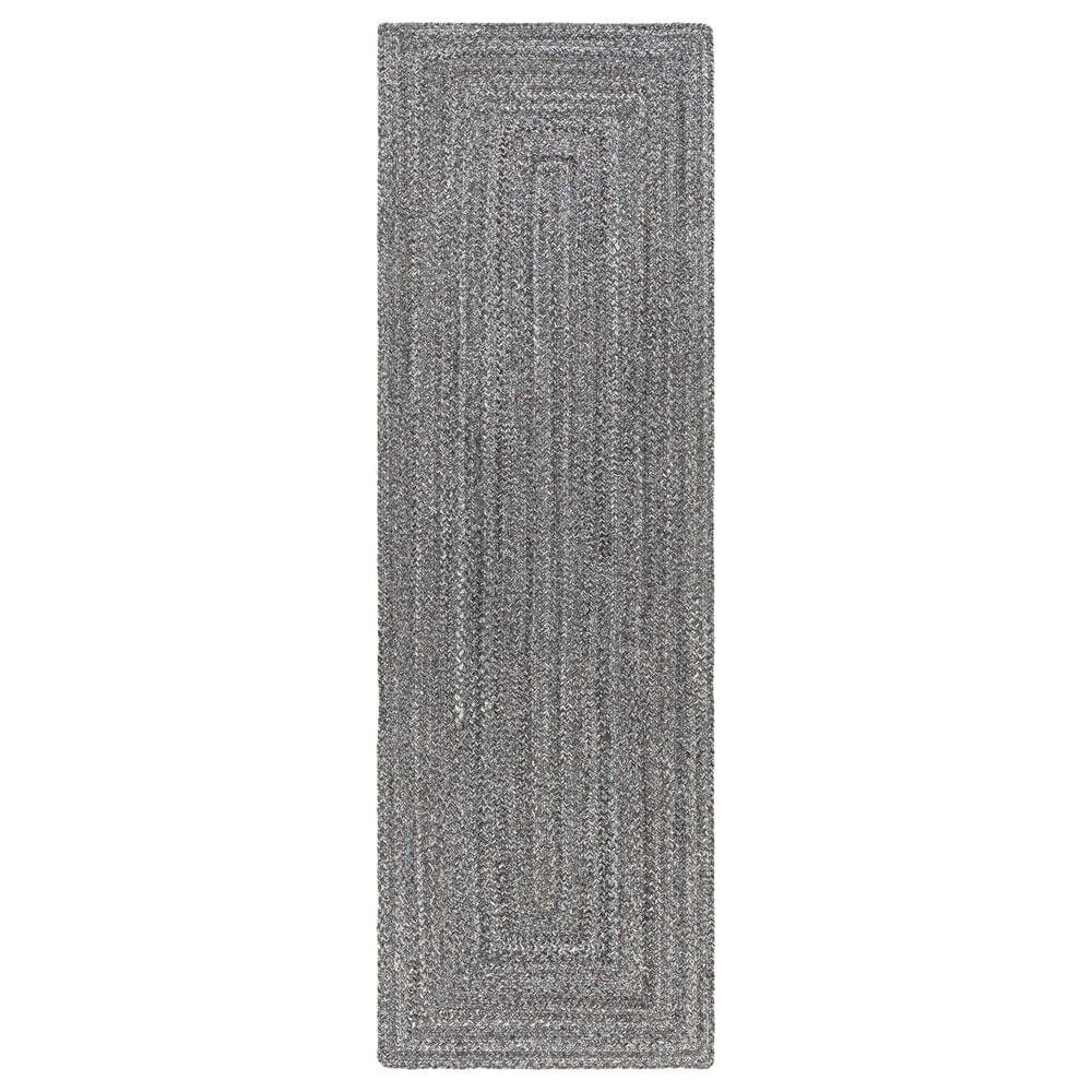 Surya Azalea 2"6" x 8" Gray, Black and Dark Brown Runner, , large