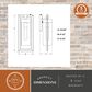 Vaxcel Malmo 15.75" 1-Light Outdoor Wall Sconce in Matte Black, , large