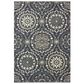 Oriental Weavers Richmond 008E3 2"3" x 7"6" Navy and Ivory Runner, , large
