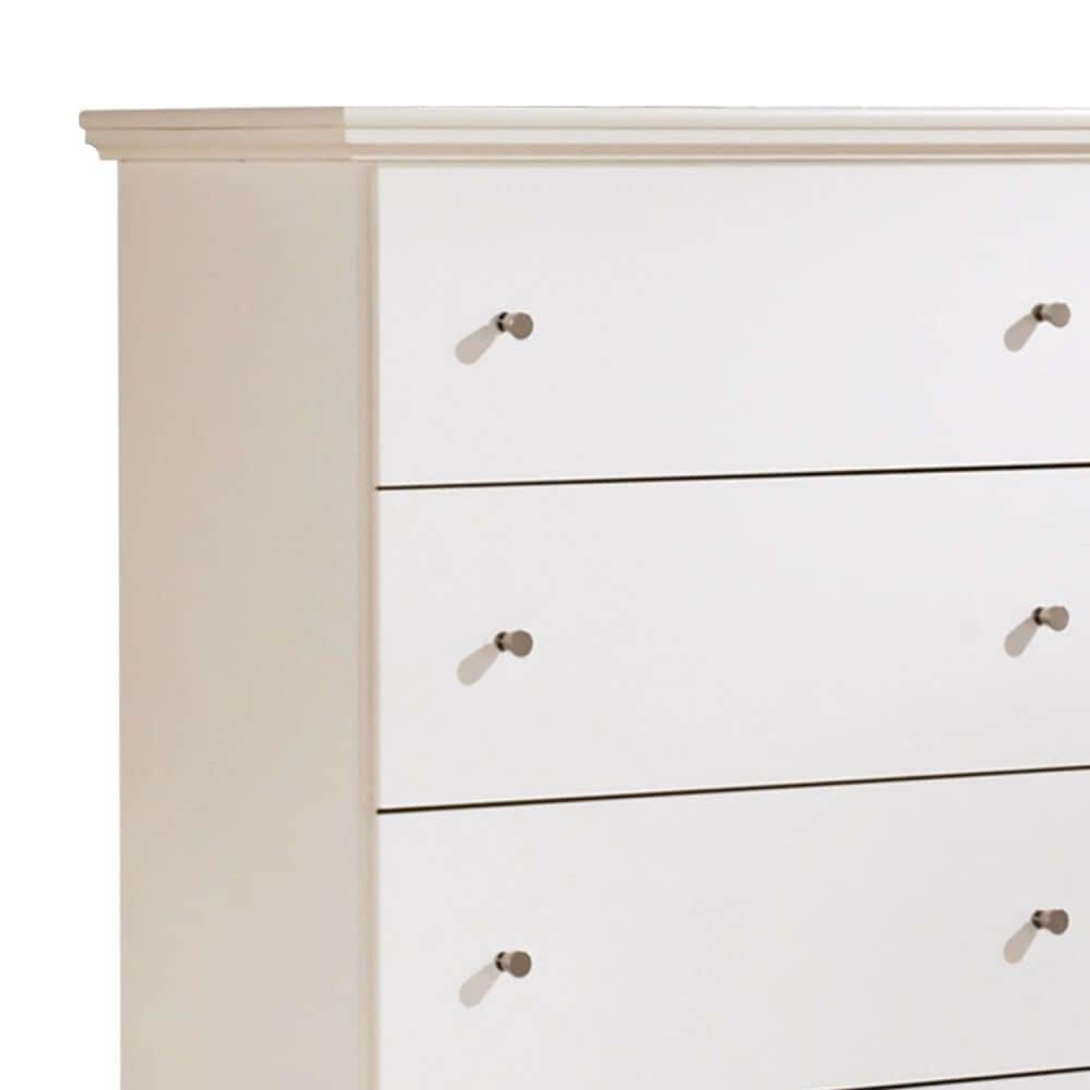 Ashley Bostwick Shoals 5-Drawer Chest in White, , large