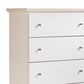 Ashley Bostwick Shoals 5-Drawer Chest in White, , large