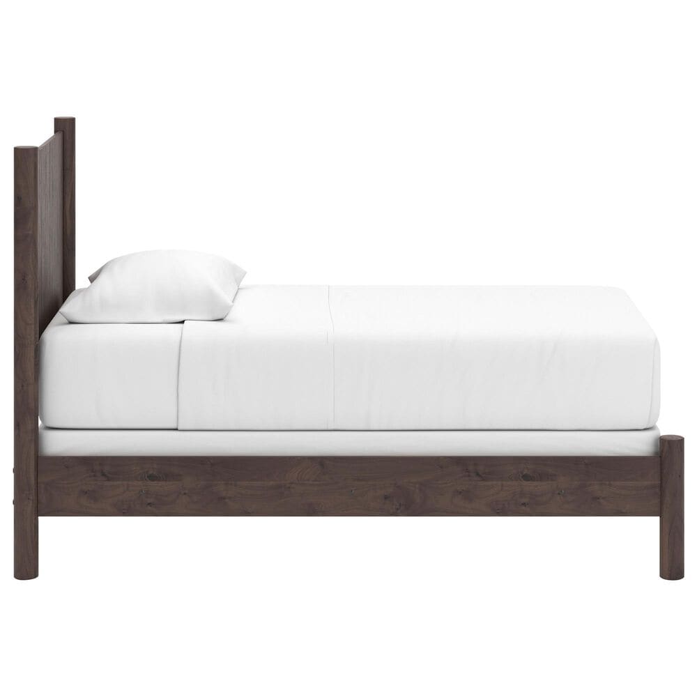 Ashley Pamytta Twin Panel Bed in Rich Brown, , large