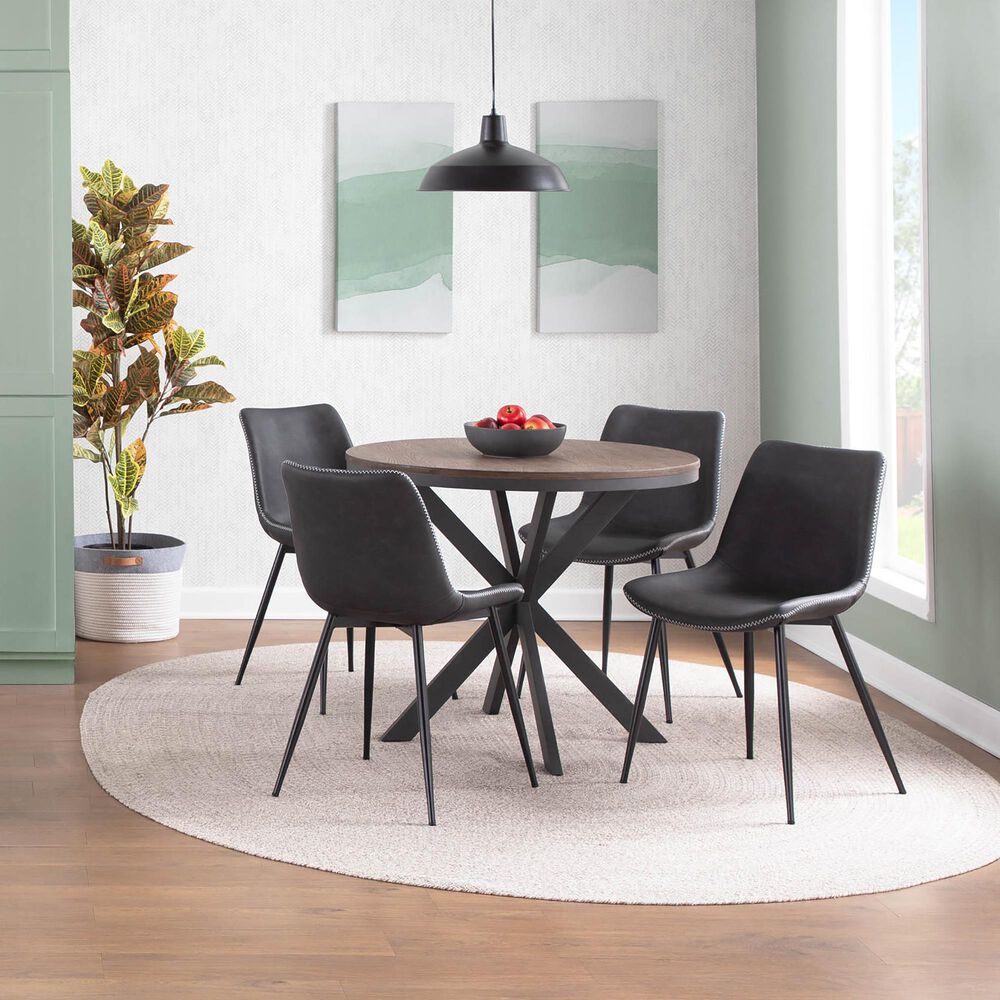 Lumisource Dakota Dinette Table in Brown/Grey, , large