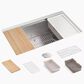 Kohler Strive 32" Undermount Single-Bowl Kitchen Sink in Stainless Steel, , large