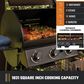 Charbroil Oklahoma Joe"s Canyon Combo Dual-Fuel Gas Grill and Charcoal Offset Smoker in Black, , large