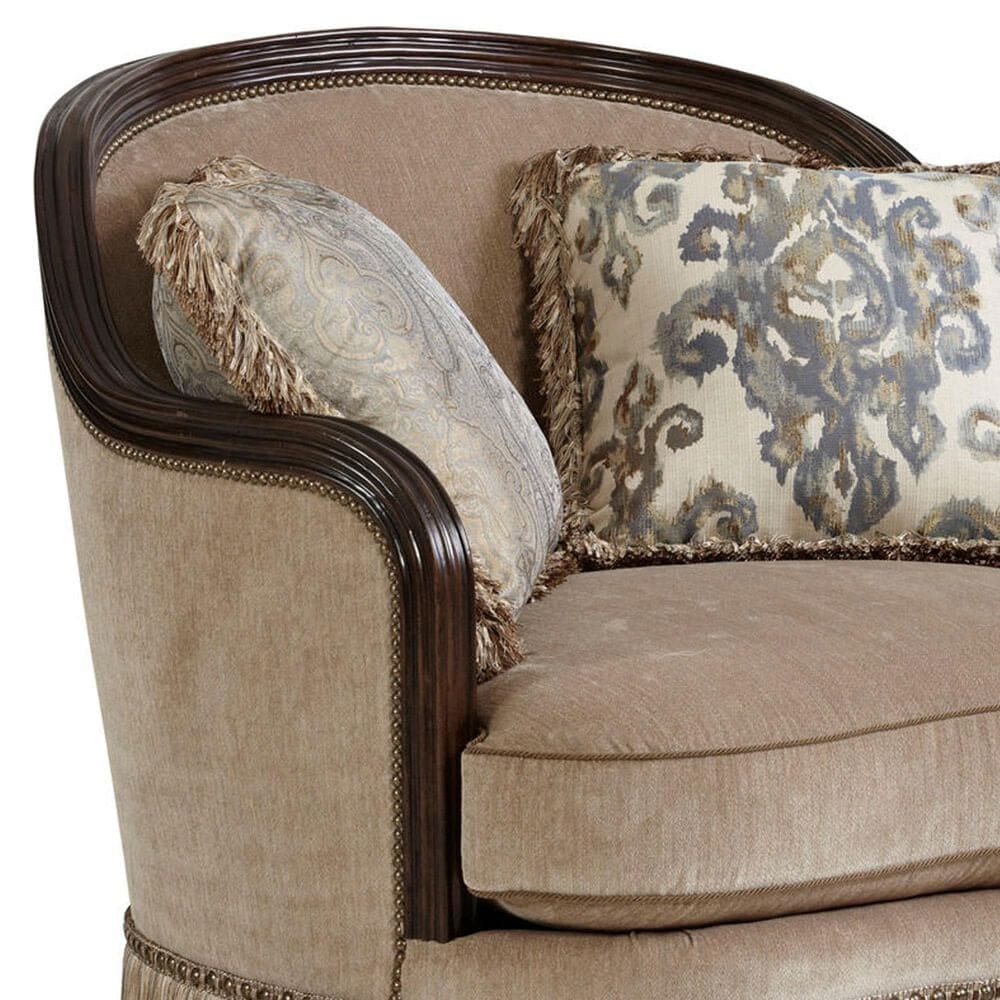 Vantage Giovanna Matching Chair in Brown Velvet, , large