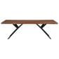 Home Trends & Design Austin Loft/Essex 8-Piece Dining Set in Brown, , large