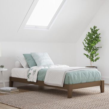 Signature Design by Ashley Tannally Twin Platform Bed in Light Brown, , large