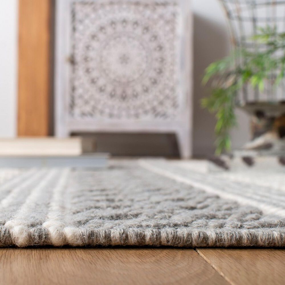 Safavieh Natura NAT859A 2&#39;3&quot; x 9&#39; Ivory and Grey Runner, , large
