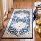 Safavieh Micro-Loop 2"3" x 7" Navy and Ivory Runner, , large