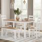 Ashley Gesthaven 6-Piece Rectangular Dining Set in Natural and White, , large
