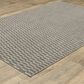 Oriental Weavers Oliver Charcoal and Beige 2"3" x 7"6" Runner, , large