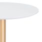 Zuo Modern Alto Bistro Table in White/Gold, , large