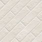 MS International Mattonella Neve 2.5" x 10" Porcelain Tile, , large