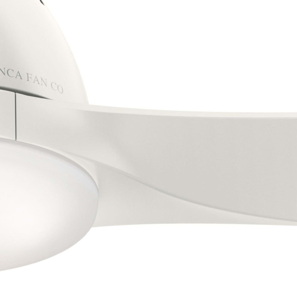 Hunter Wisp 52&quot; Ceiling Fan with LED Light in Fresh White, , large