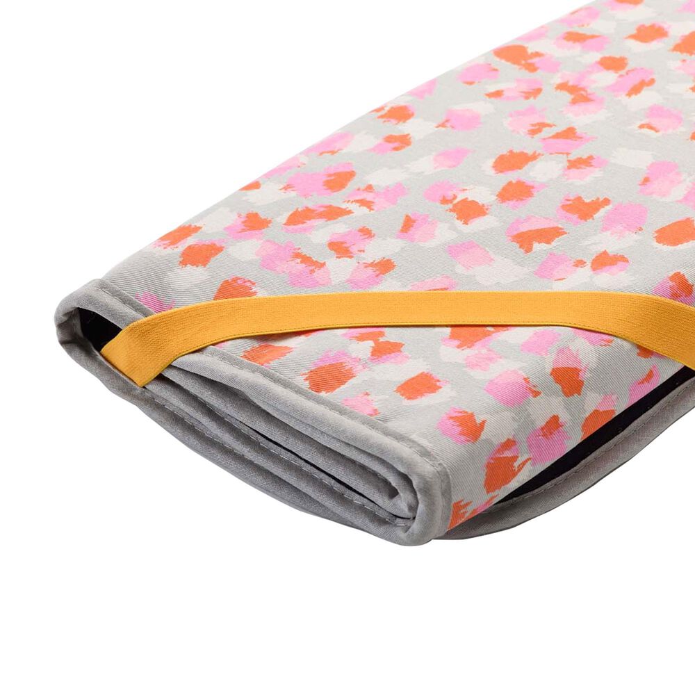 Joseph Joseph Swift Folding Iron and Steaming Mat with Silicone Iron Rest in Peach, , large