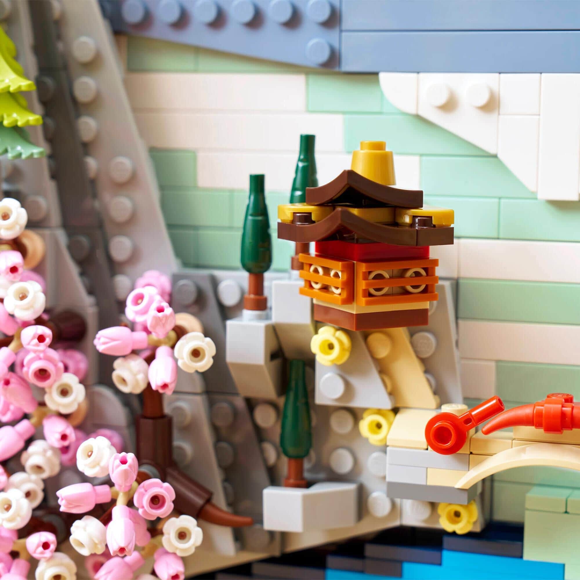 LEGO Art Japanese Cherry Blossom Landscape Building Set