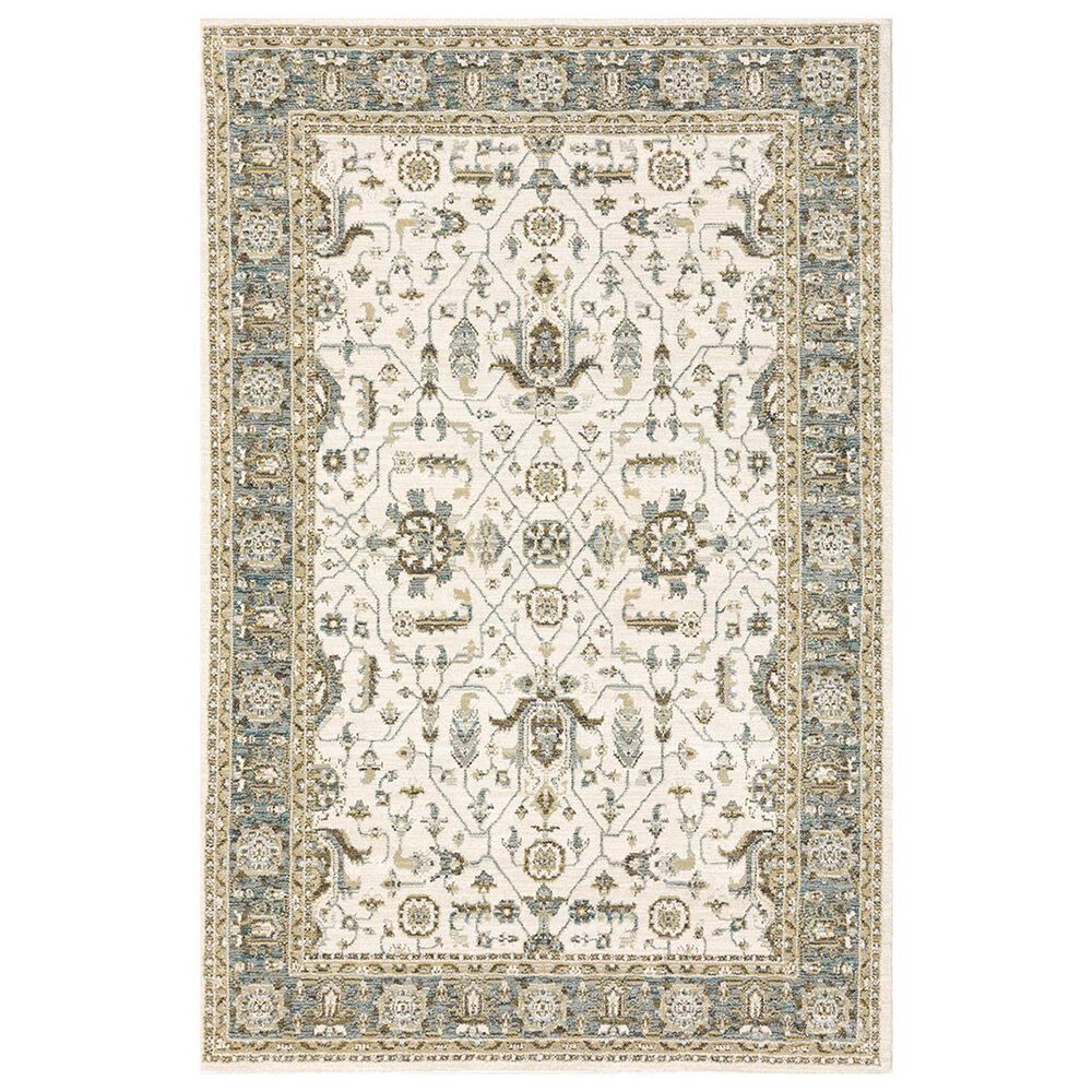 Oriental Weavers Andorra 9537P 2"3" x 8" Ivory Runner, , large