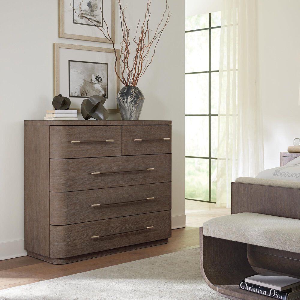Hooker Furniture Modern Mood 5-Piece King Bedroom Set in Mink, , large