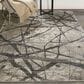 Feizy Kano 5"3" x 7"6" Charcoal and Gray Area Rug, , large