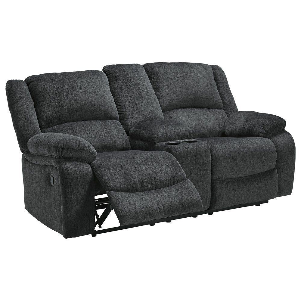 Ashley Draycoll 3-Piece Manual Reclining Living Room Set in Slate, , large