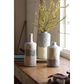 Kalalou Bottle Vases in Matte Gray and Cream (Set of 3), , large