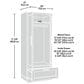 Sauder HomePlus Wardrobe Storage Cabinet in Raven Oak, , large