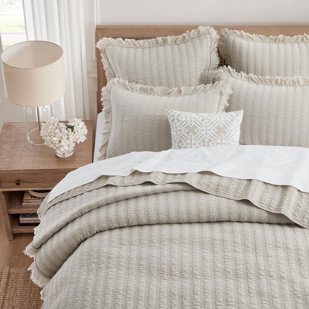 Levtex Wilhemina 3-Piece King/California King Quilt Set in Natural, , large