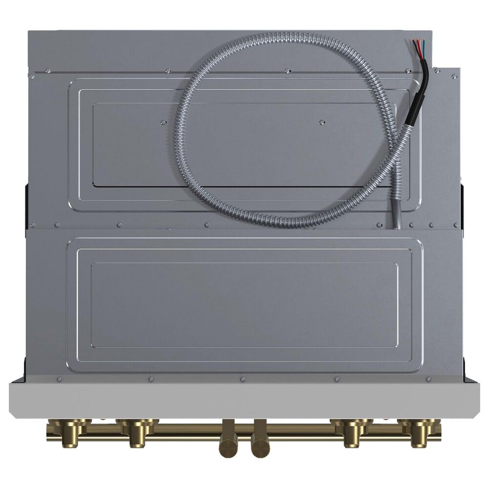 Forno Asti 30" Double Electric Wall Oven with Upper French Door in White, , large