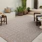 Amber Lewis x Loloi Topanga 3"11" x 5"11" Natural and Bone Indoor/Outdoor Area Rug, , large