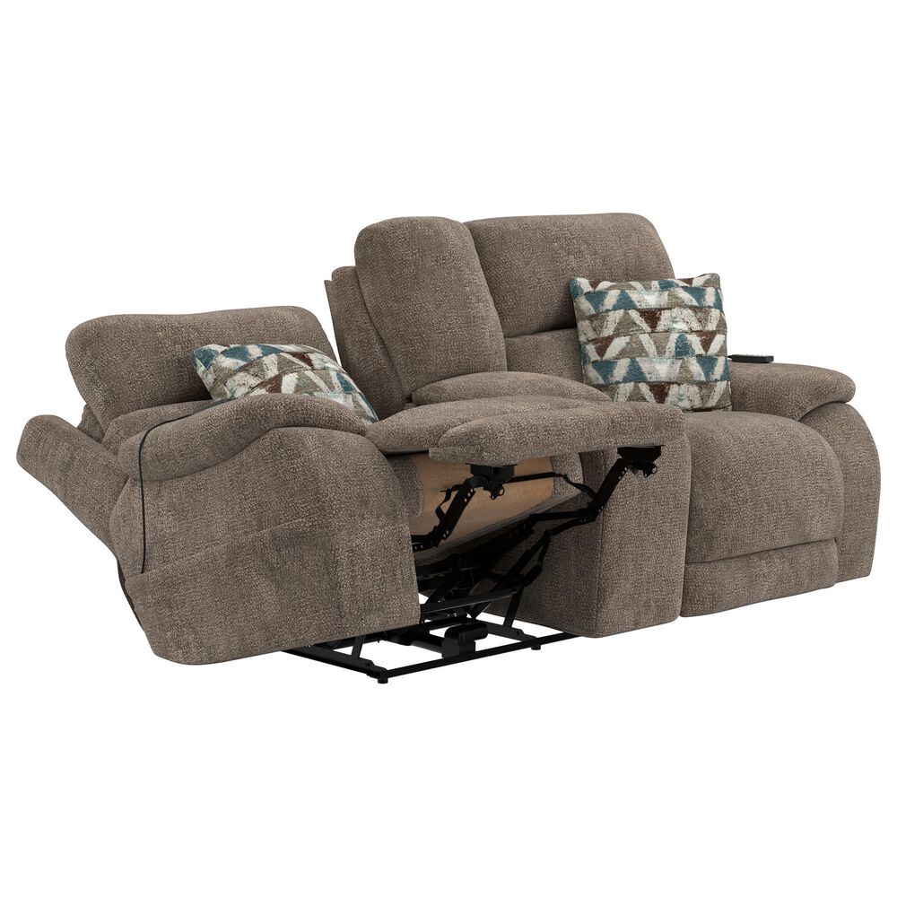 Hartsfield Joya Power Reclining Loveseat in Mushroom, , large