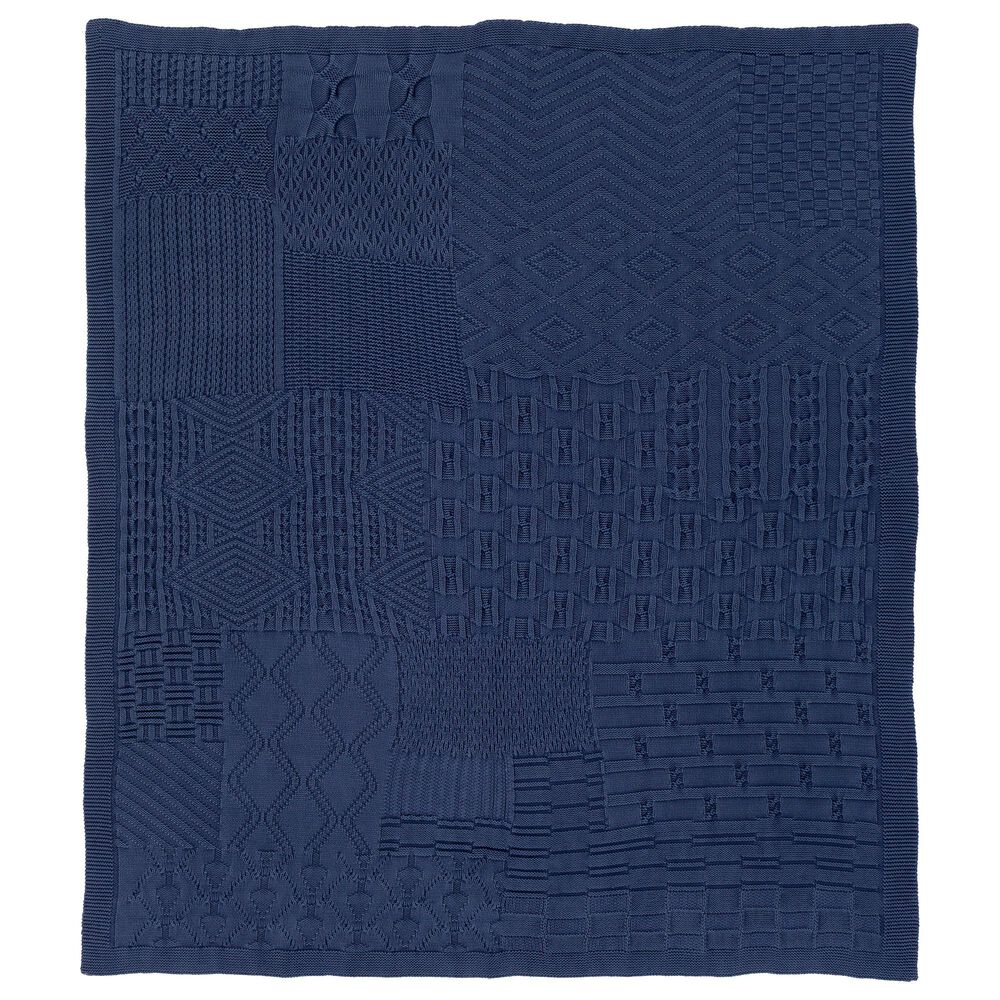 Surya Inc Copen 50" x 70" Throw in Dark Blue, , large
