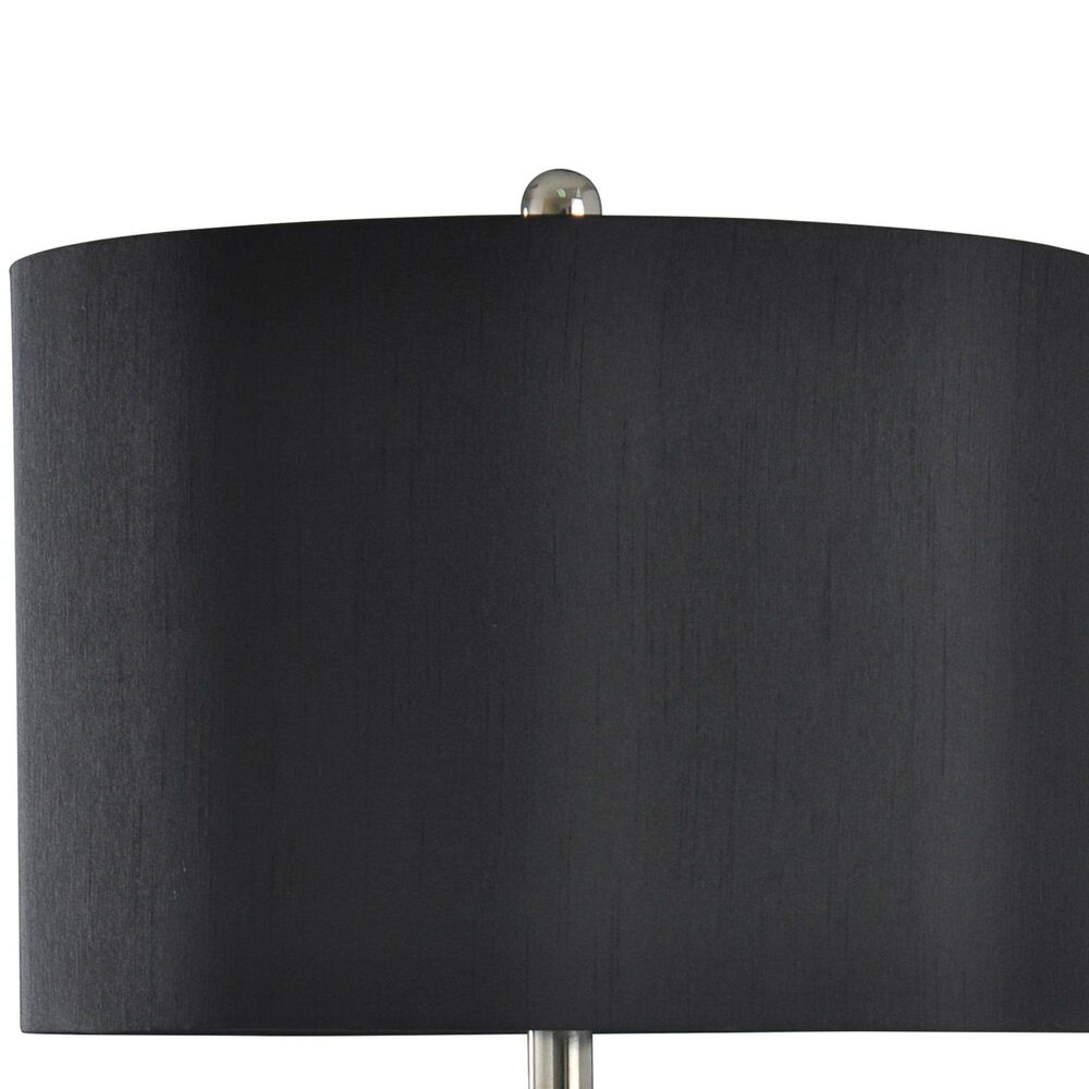 Flair Industries 31&quot; Table Lamp in Soft Silver and Clear, , large