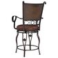 Linon Home Decor Beatrix Swivel Counter Stool in Bronze, , large