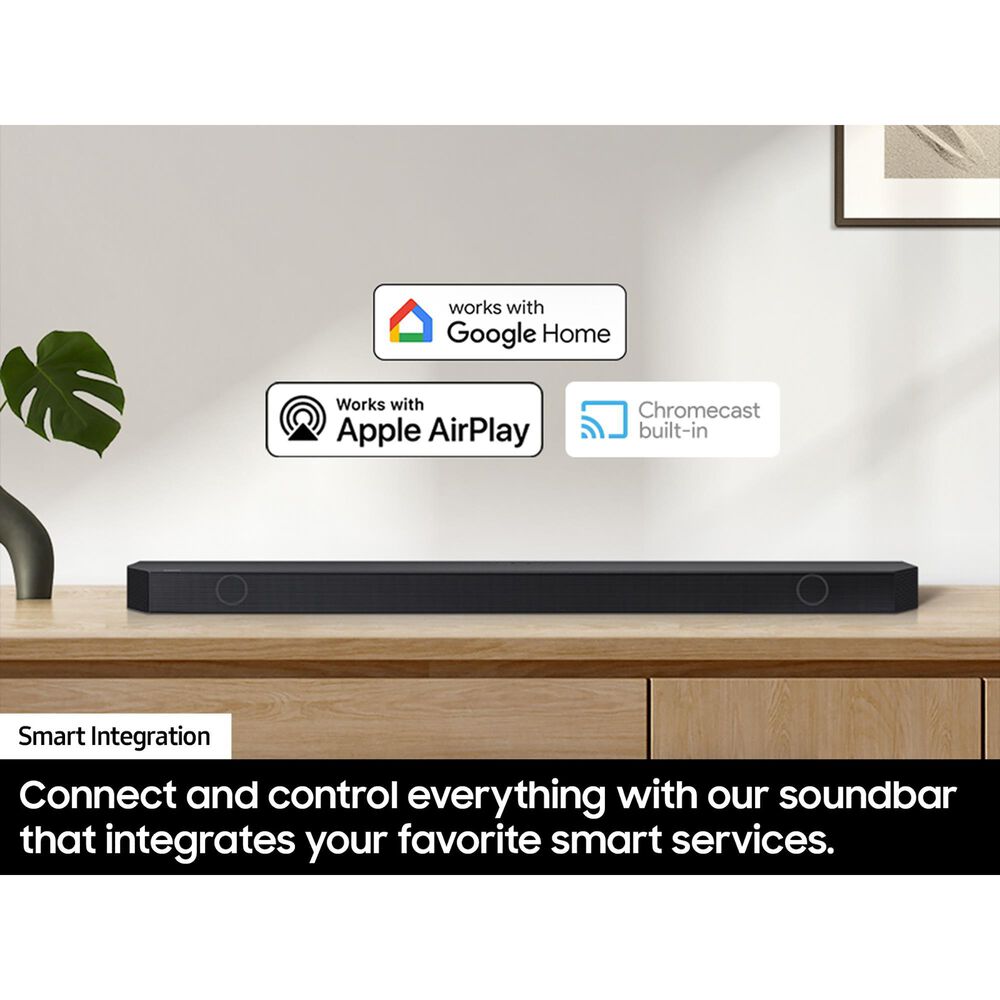 Samsung 3.1.2-Channel Wireless Dolby Atmos Soundbar System in Titan Black, , large