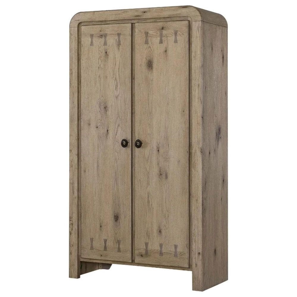 Sterling Timber Pagosa 2 Door Armoire in English Knotty Oak, , large