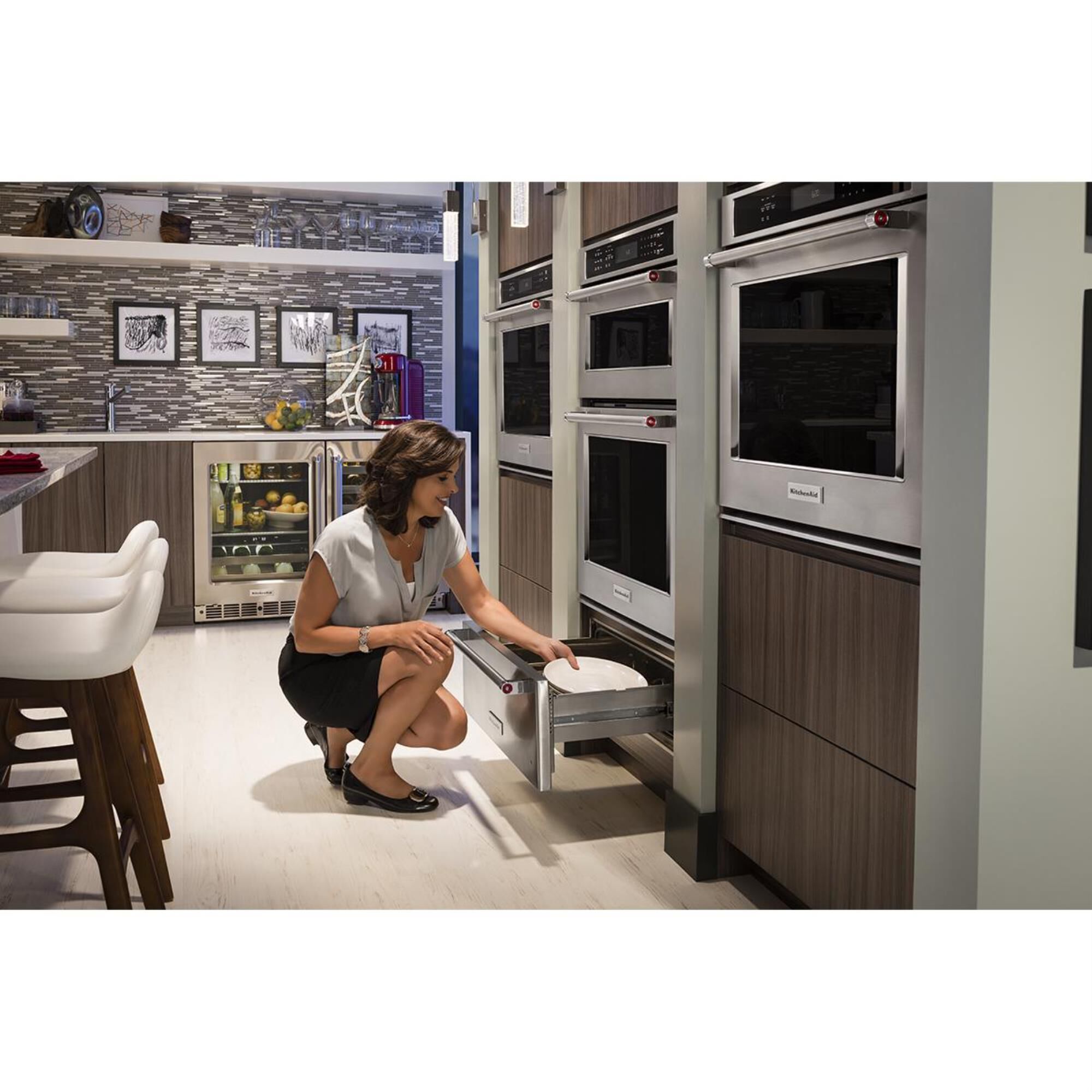 kitchenaid 27 wall oven combo