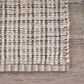 L&R Resources Bleached Naturals 81434 7"9" x 9"9" Bleach and Gray Area Rug, , large