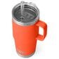 YETI Rambler 25 Oz Straw Mug with Straw Lid in Papaya, , large