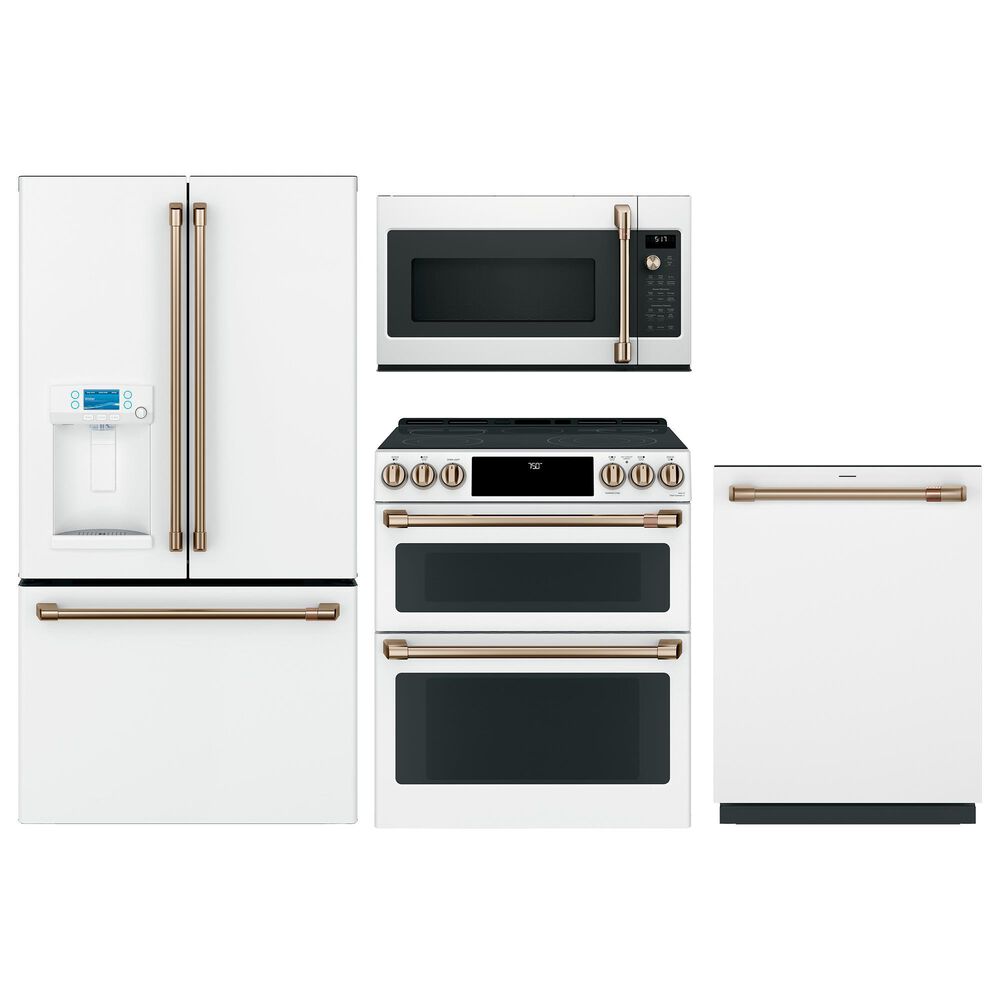 Cafe 4 Piece Kitchen Package in White, , large