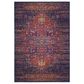 Safavieh Evoke EVK275F-5 5"1" x 7"6" Blue/Fuchsia Area Rug, , large
