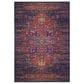 Safavieh Evoke EVK275F-5 5"1" x 7"6" Blue/Fuchsia Area Rug, , large